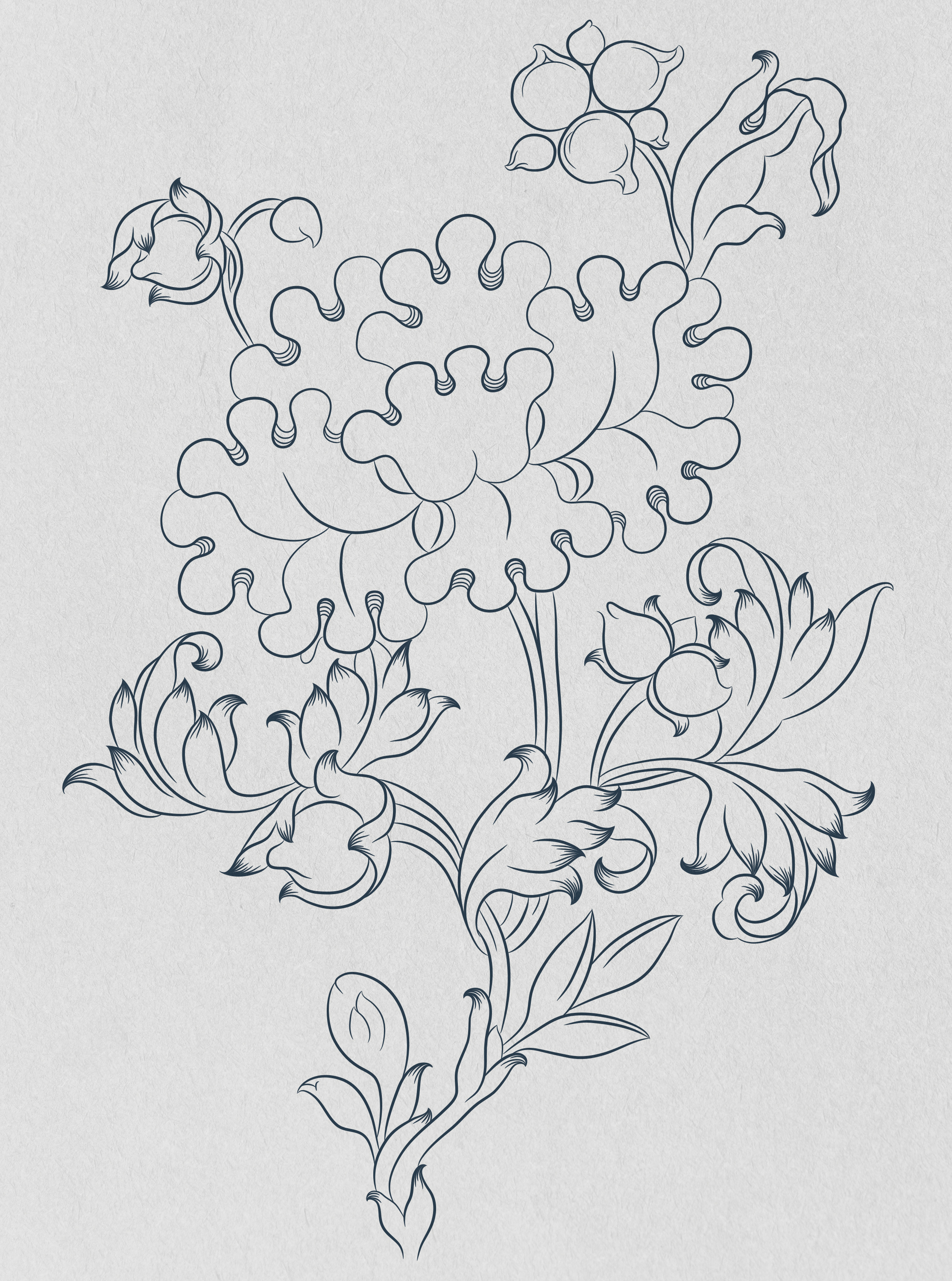 thangka flower