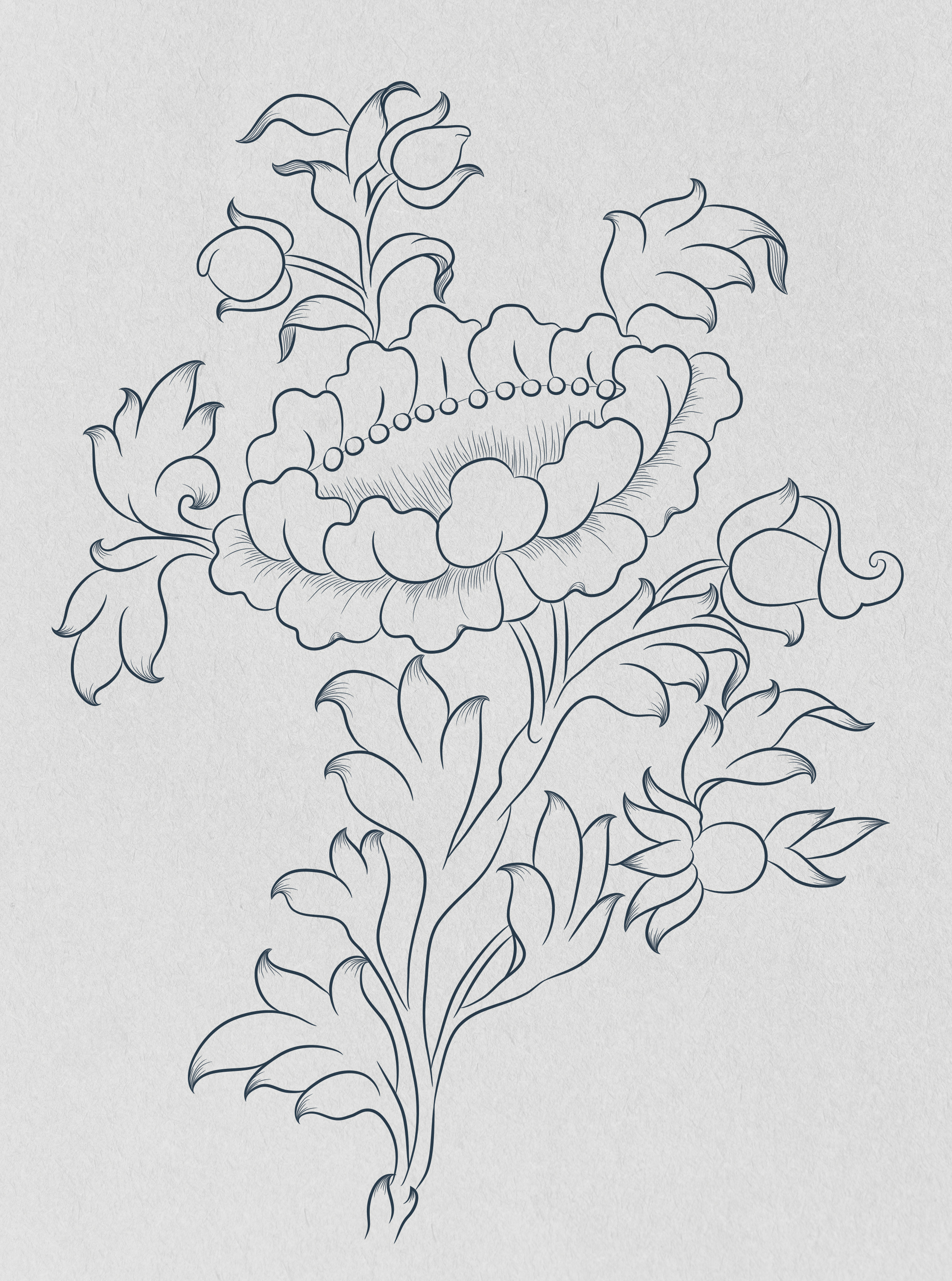 thangka flower