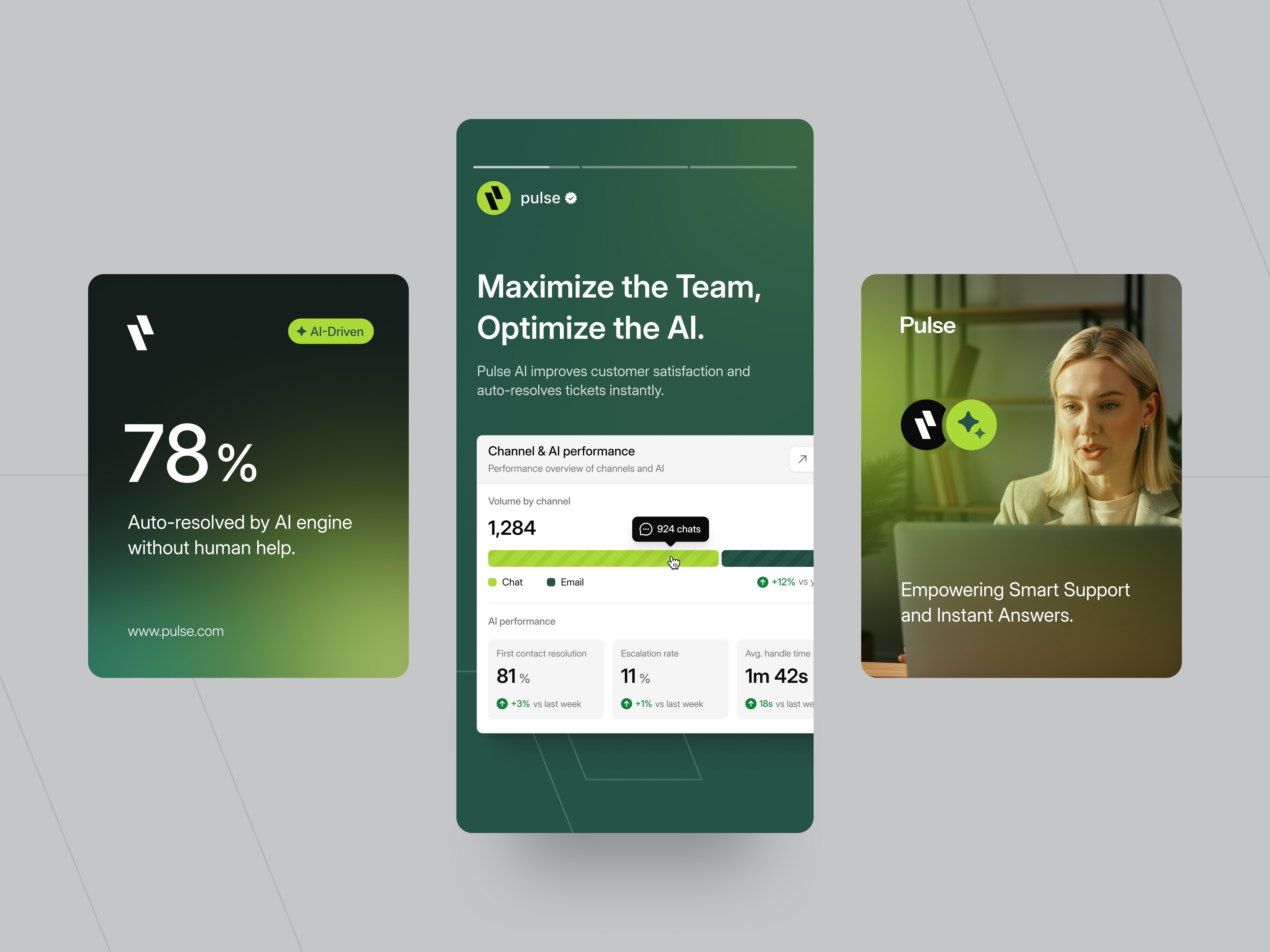 Pulse - Social Feed Design ai branding clean crm dashboard graphic design instagram instagram post instagram story minimal presentation product product design saas social feed social media ui ux visual visual identity