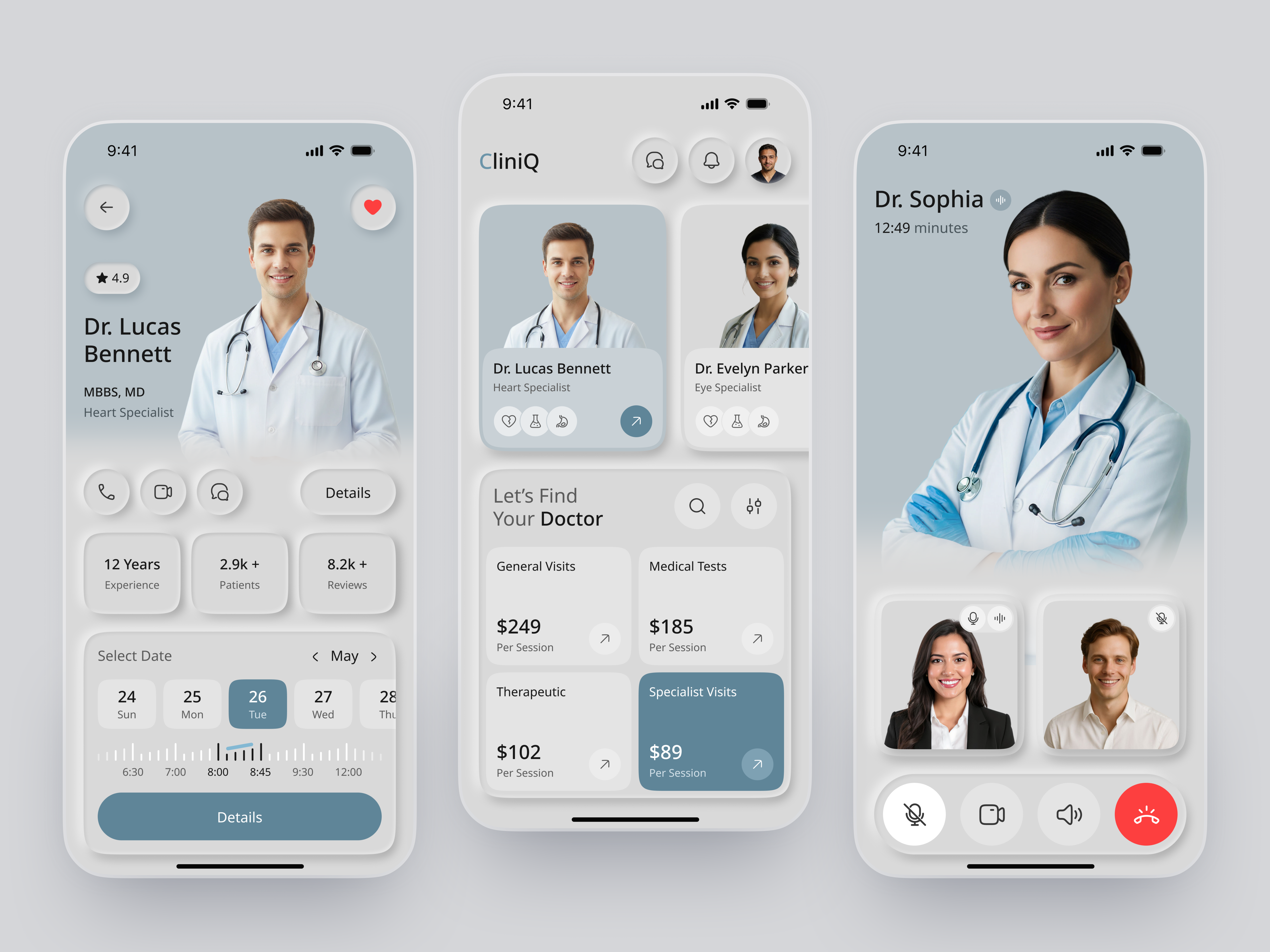 Doctor Appointment App UI/UX Design | Healthcare Booking App app design booking mobile app design doctor app doctor appointment doctor booking health tech healthcare app healthcare technology healthcare ui hospital app medical app mobile mobile app design mobile ui product design telemedicine uiux user interface web