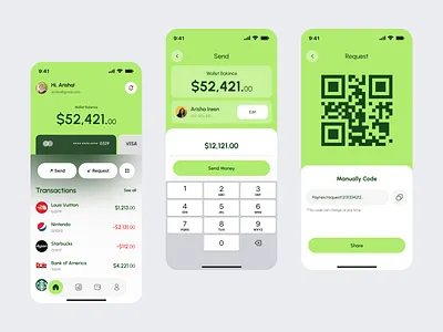 Finance Mobile App app finance interface service startup ui ux web