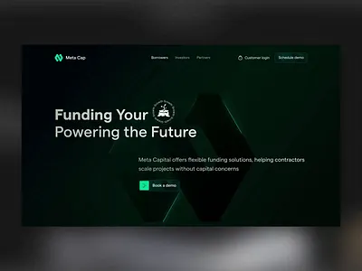 MetaCap — Crypto 3D Website 3d design crypto website product design web web design website