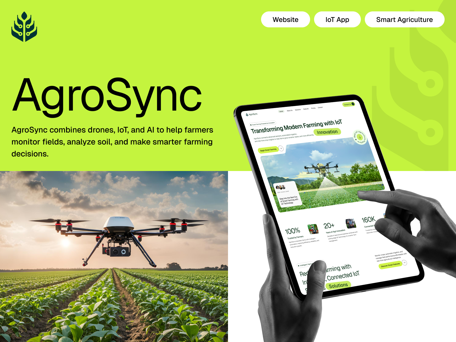 AgroSync - Digital Agriculture & Monitoring Dashboard