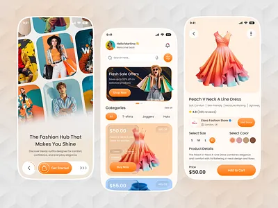 Ai E-Commerce Fashion App UI Design appdesign dribbble ecommerce ecommerceapp ecommerceui fashionapp fashiondesign fashionstore fashionui figma mobileappdesign mobileui modernui onlineshopping shoppingapp trendyui uidesign uidesigner uiux uxdesign