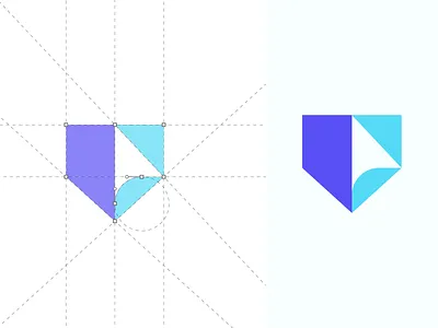 U + Arrow unified logo arrow blue branding designer grid identity letter u logo logo grid logo process logodesign u logo