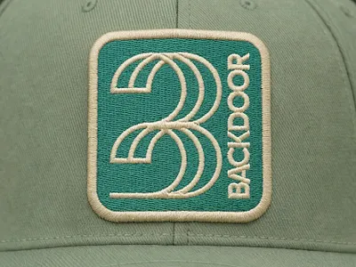 Backdoor logo b beach branding design graphic design icon letter logo mark monogram shop sports surf surfing wave