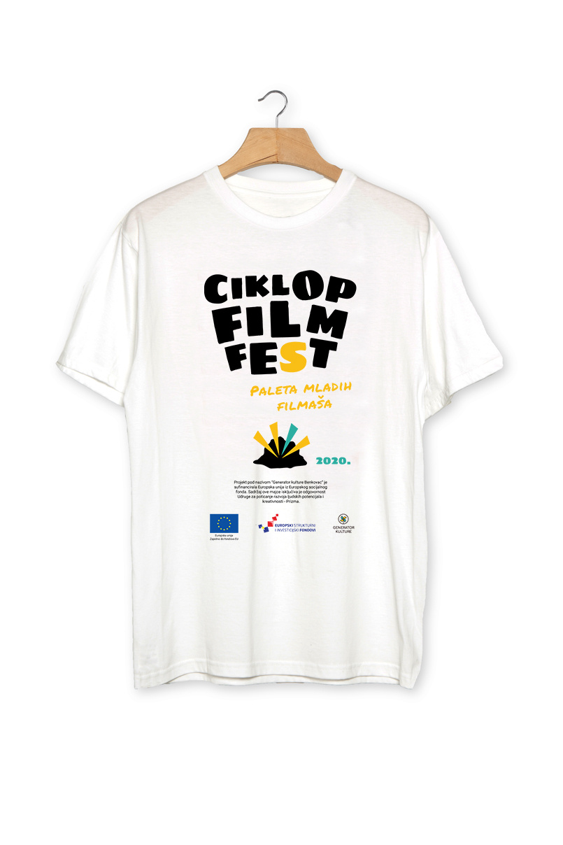 T-shirt for volunteers at the youth film festival graphic design logo t shrt