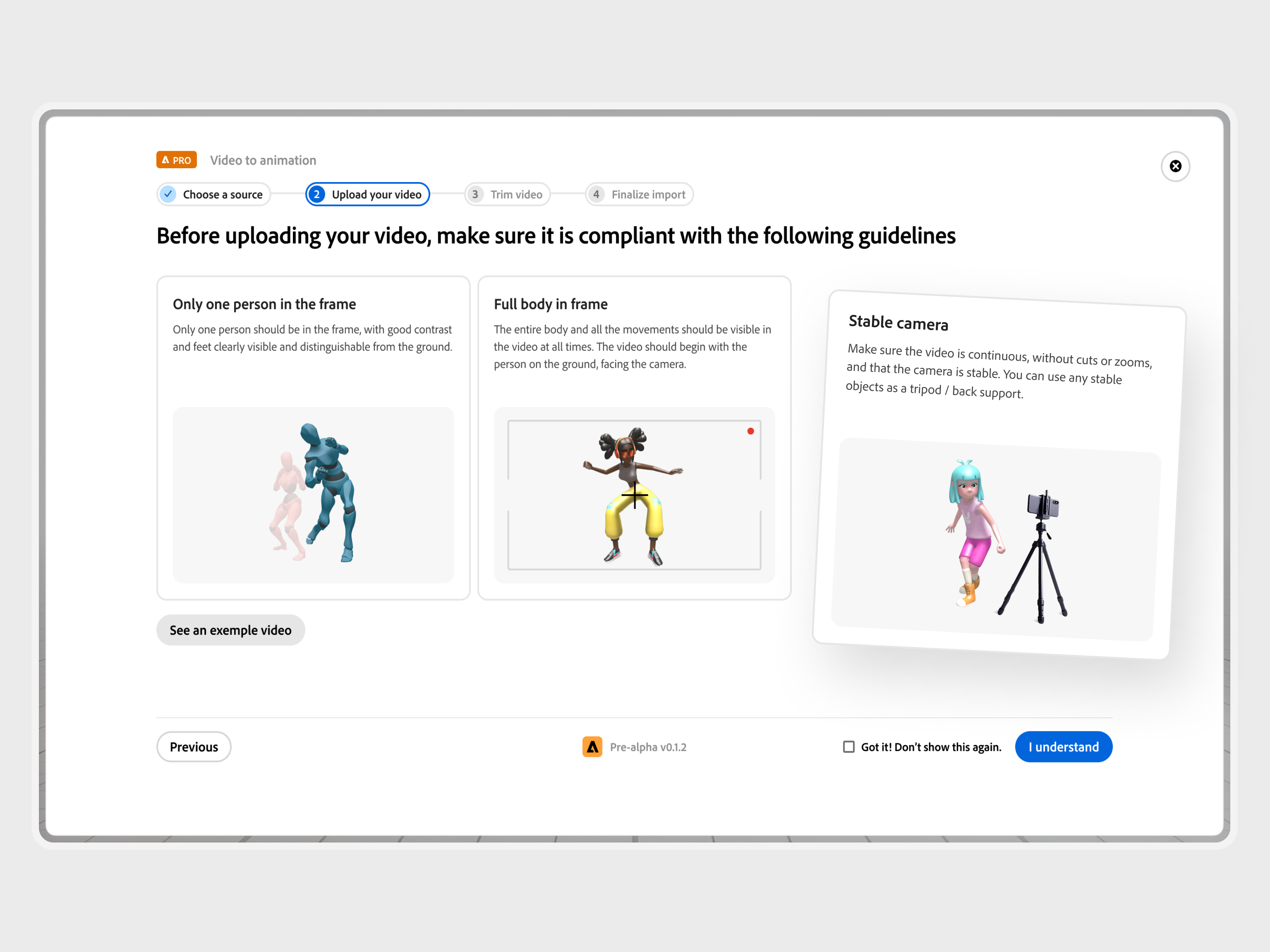 Mixamo - Setting guidelines