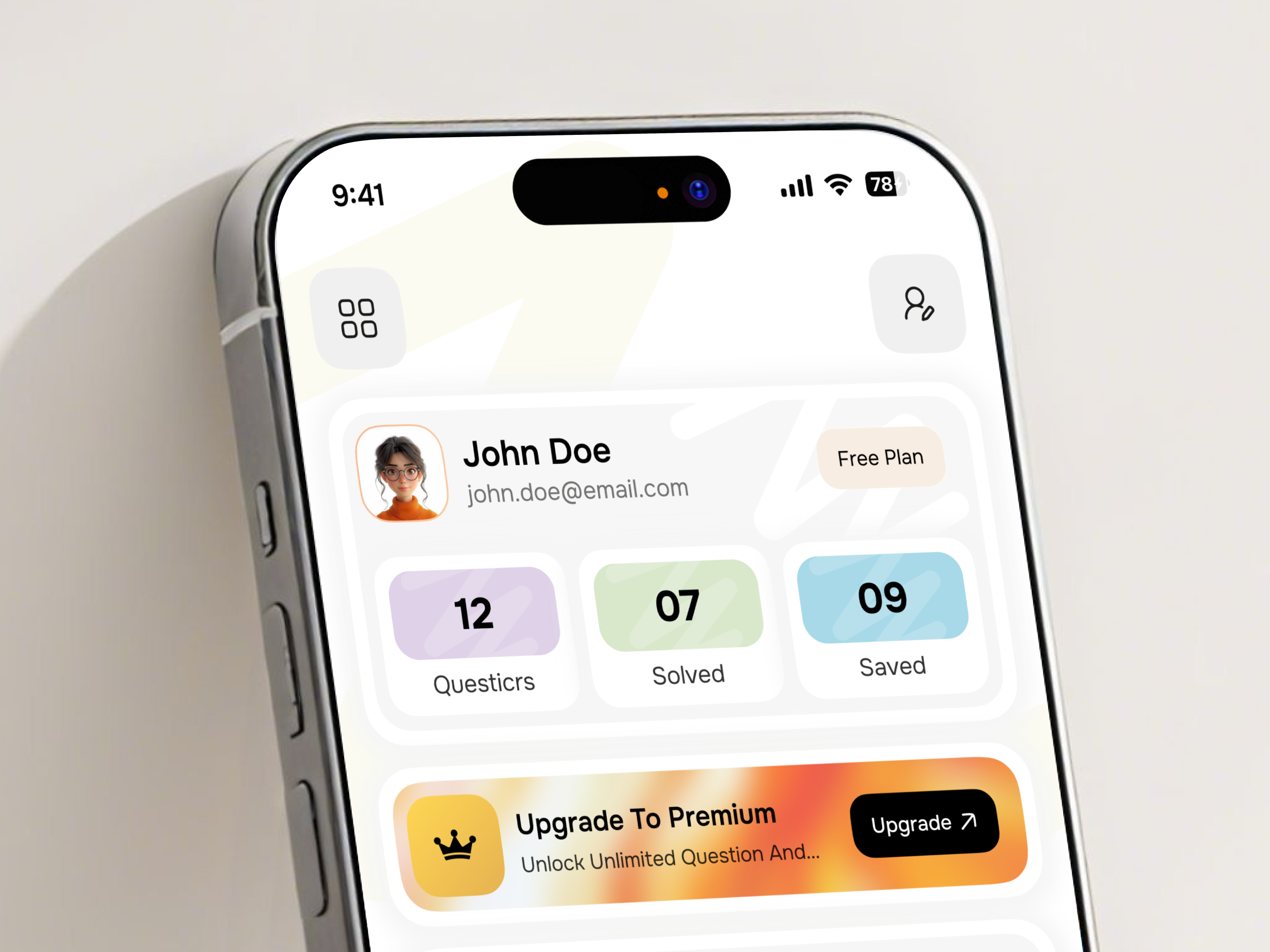 AI Education Mobile App - Smart Learning UI/UX Design ai ai app app design artificial intelligence dashboard ui edtech education app figma minimal ui mobile app product design saas design ui design ui ux user interface ux design