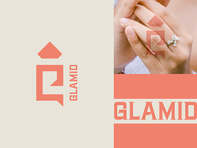 Jewelry Logo | Glamid branding business logo diamond diamonds icon design jewel jewelery jewelery brand jewellry jewelry logo logo logo design logodesign logotype luxury logo minimal minimalist logo ring visual identity