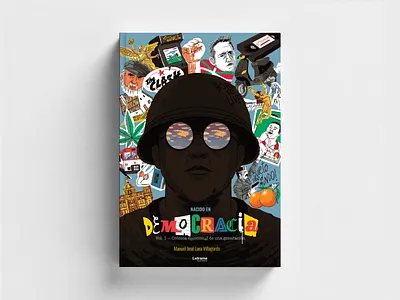 Nacido en Democracia - Cover artwork art artwork book cover cover cover design design digital art editorial illustration flat graphic design illustration pop culture retro spain texture vector