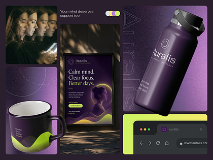 Auralis - AI Mental Wellness Branding