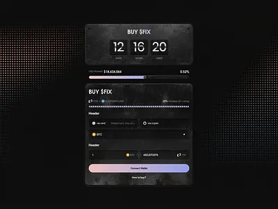 Crypto Presale Dashboard — Dark Web3 Design blockchaindesign countdown crypto cryptoapp cryptodashboard cryptoui darktheme darkui defi fintech fintechdesign ico mobileapp presale productdesign tokenlaunch uiux walletui web3 web3design