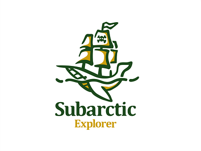 Subartic explorer app branding design graphic design illustration logo typography ui ux vector