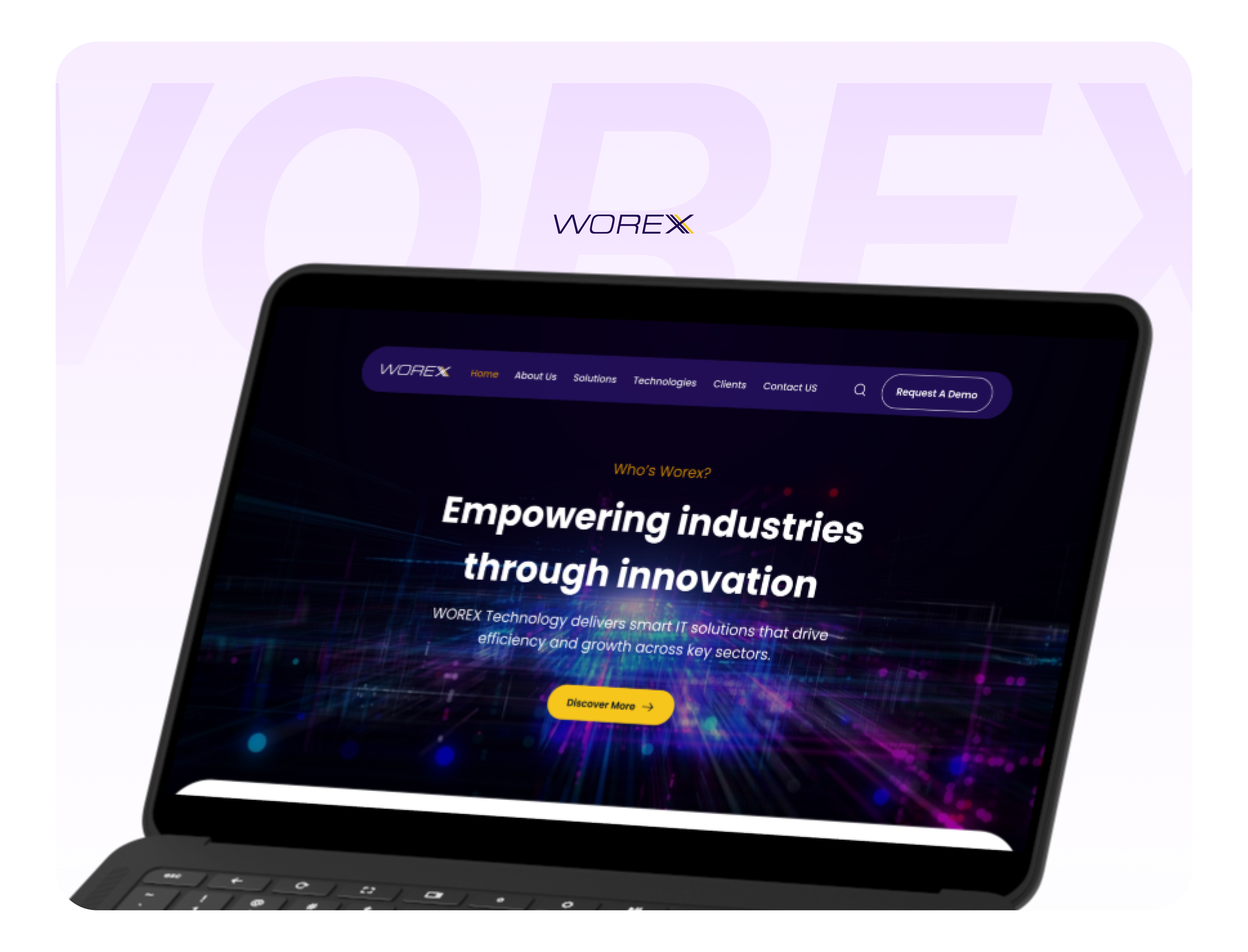 Worex Website - UI/UX Design it it providers itom itsm ui