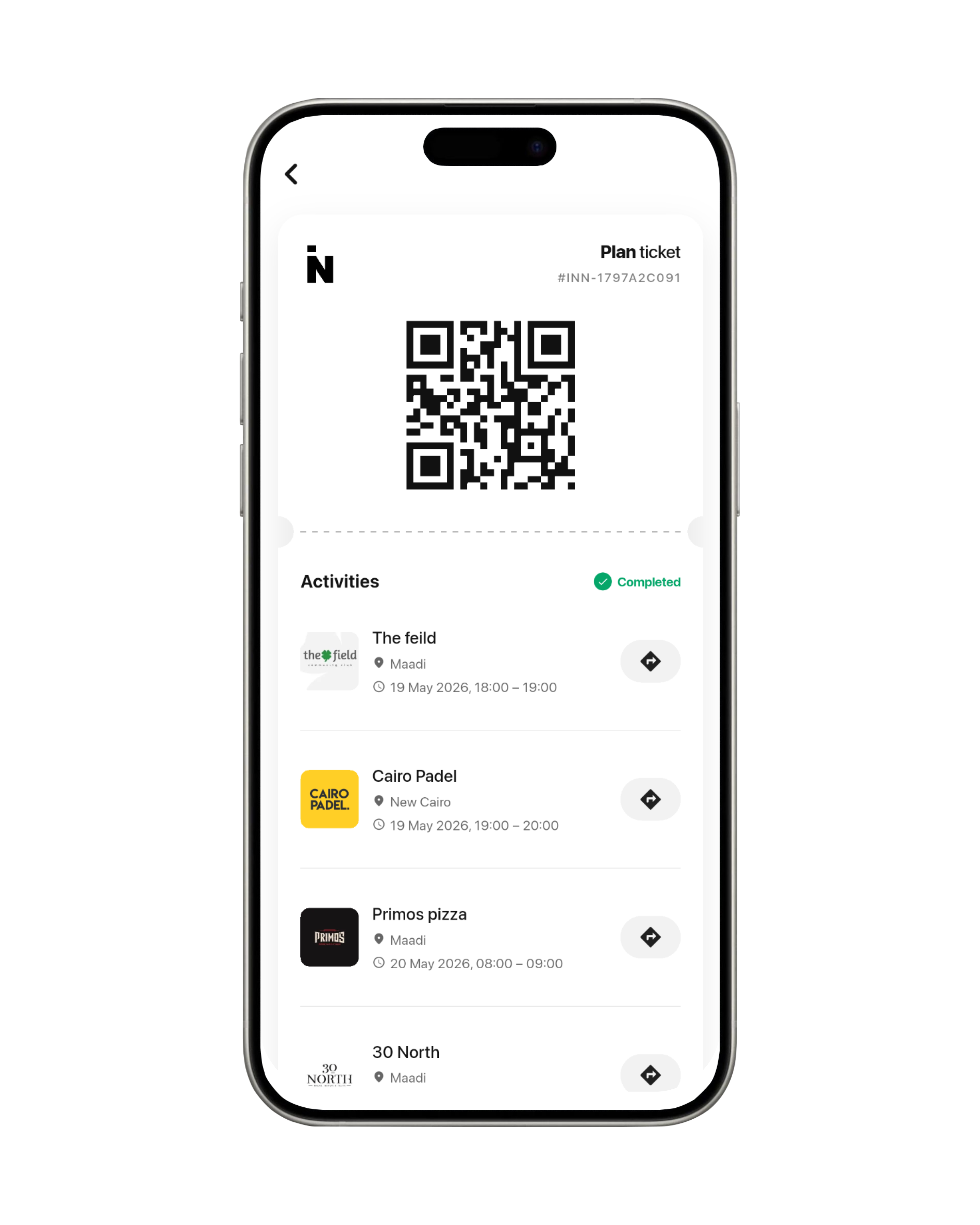 Minimal Booking Ticket & QR Experience UI activity app app design booking app booking system clean ui dribbble event app figma minimal ui mobile app mobile ui modern ui product design qr code ticket ui travel app ui design uiux user interface ux design