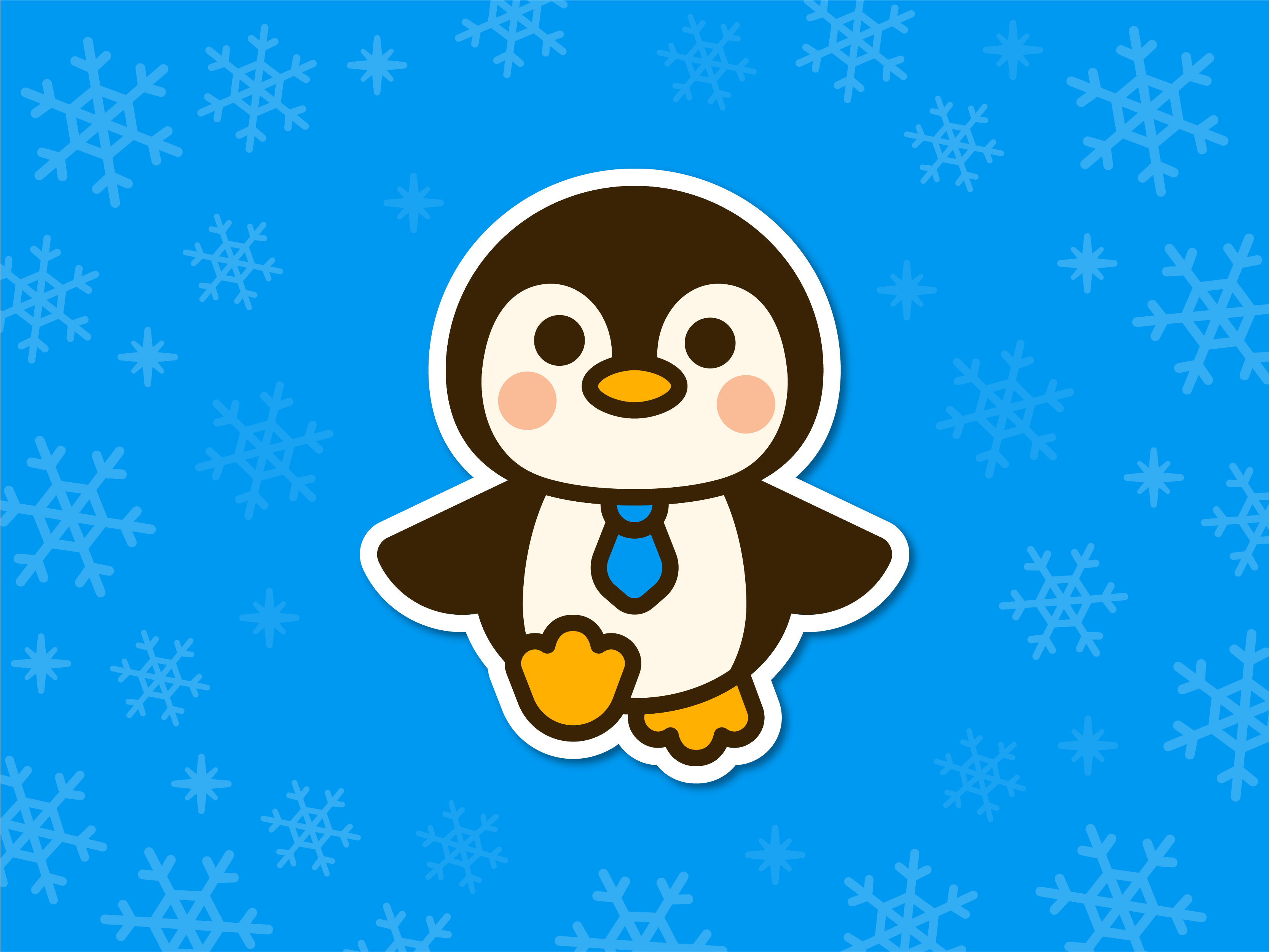 Penguin Make Business Logo