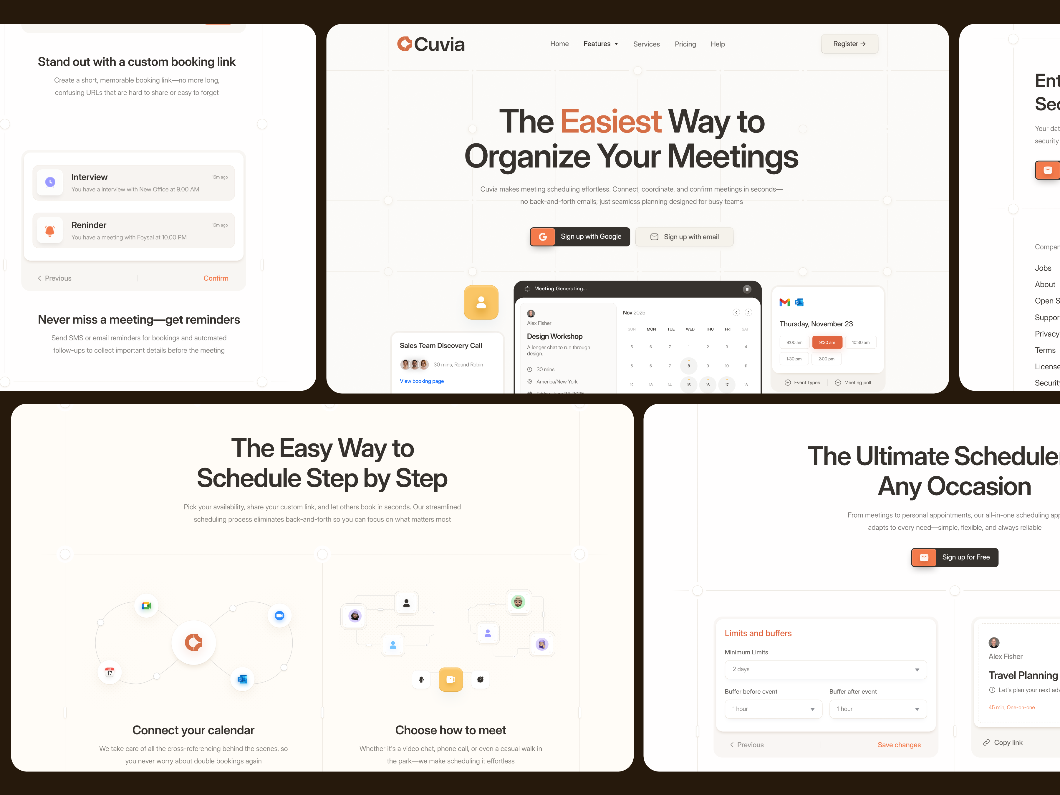 Meeting Scheduling Website