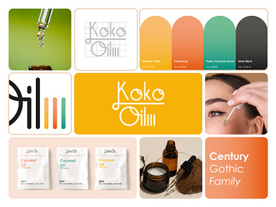 Koko Oil_Brand visual brand identity branding cosmetic design graphic design logo visual