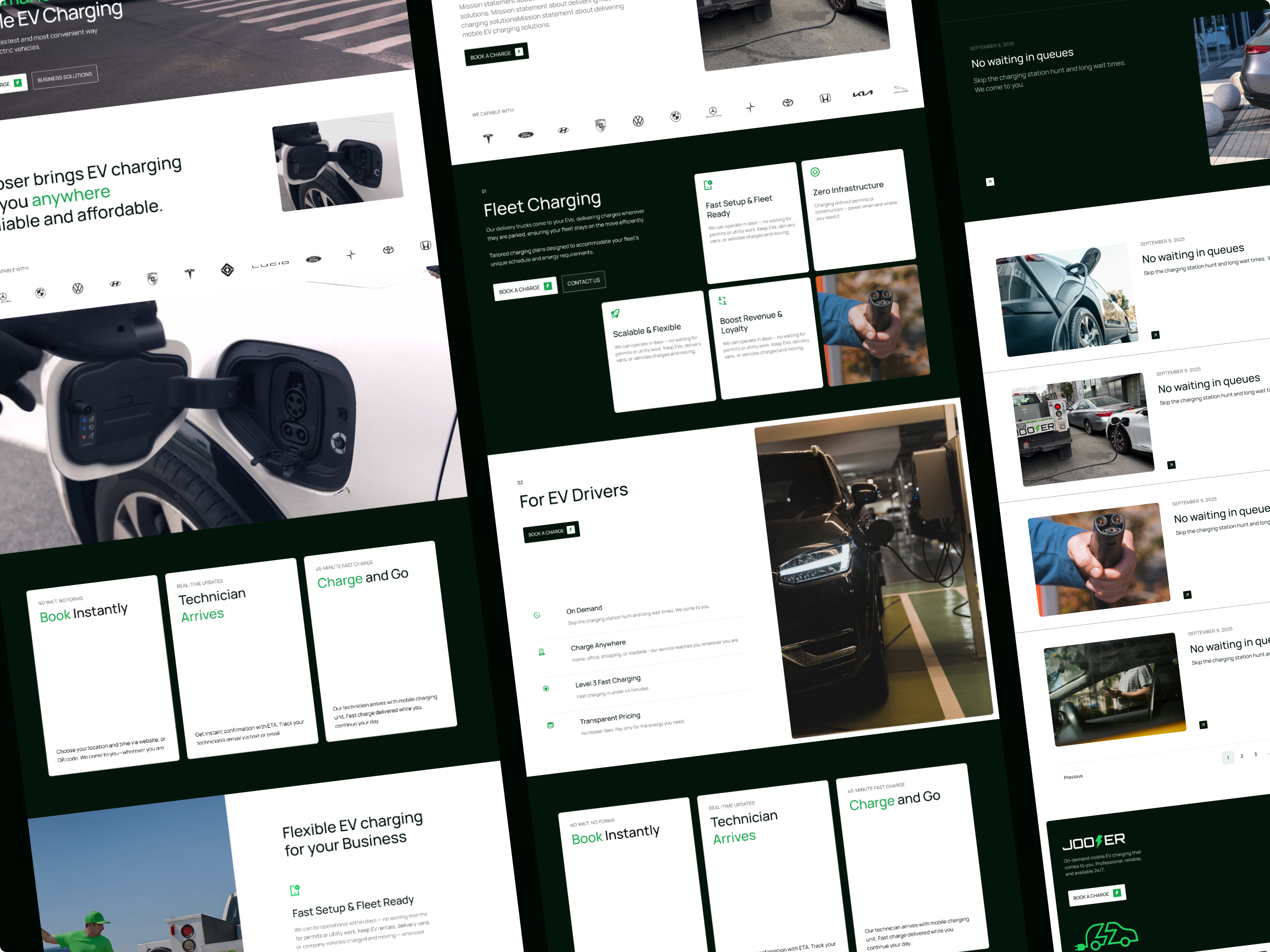 Jooser Website animation branding ui webdesign webflow