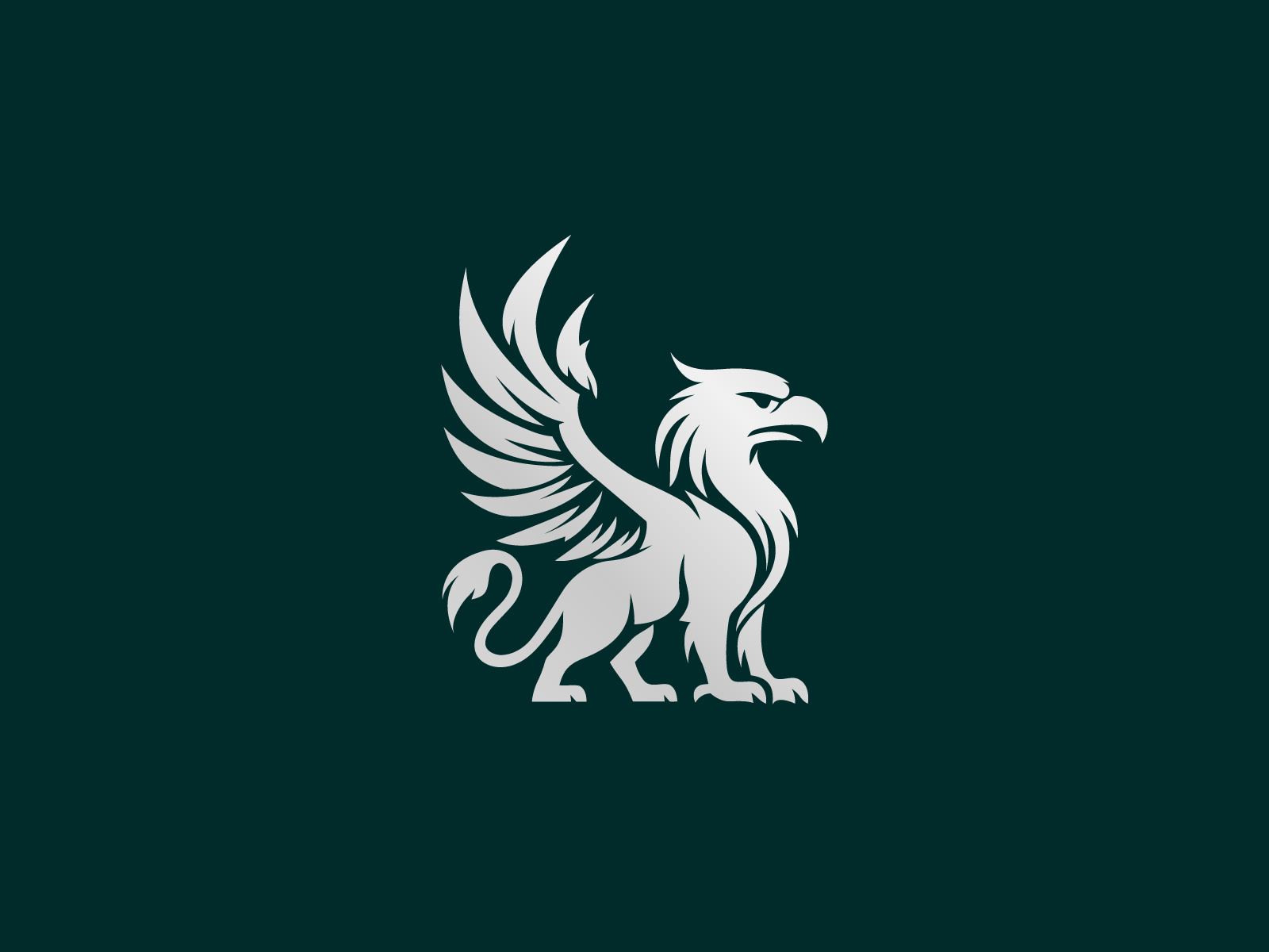 Griffin Logo For Sale. animal emblem face griffin griffin for sale griffins griffon gryphon guardian heraldic heraldy logo for sale minimal logo minimalist modern professional reliability respectable wings