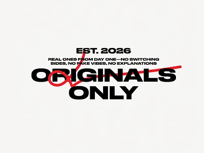 ORIGINALS ONLY Streetwear T-shirt Design clothing clothing brand design graphic design minimal print streetart streetfashion streetwear streetwear tshirt tshirt tshirtdesign typography urban urbanwear y2k