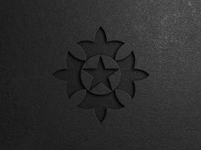 Luxury Debossed Emblem – Minimalist Matte Black Mockup cyber security branding dark mode branding debossed logo mockup elegant star mark gaming studio asset geometric luxury icon high end packaging logo for sale luxury apparel identity luxury cardstock mockup matte black branding minimalist crown emblem premium identity design premium print effect premium tech logo pressed paper emblem realistic logo presentation stealth black design tactile brand identity textured paper logo