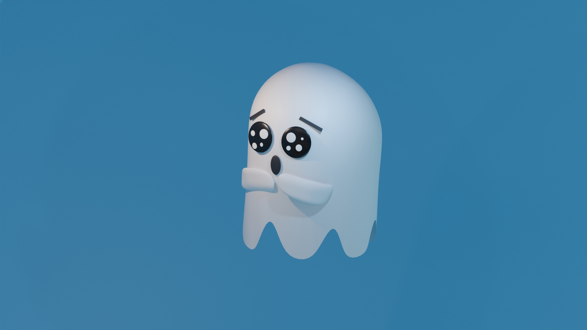 LOW-POLY 3D GHOST