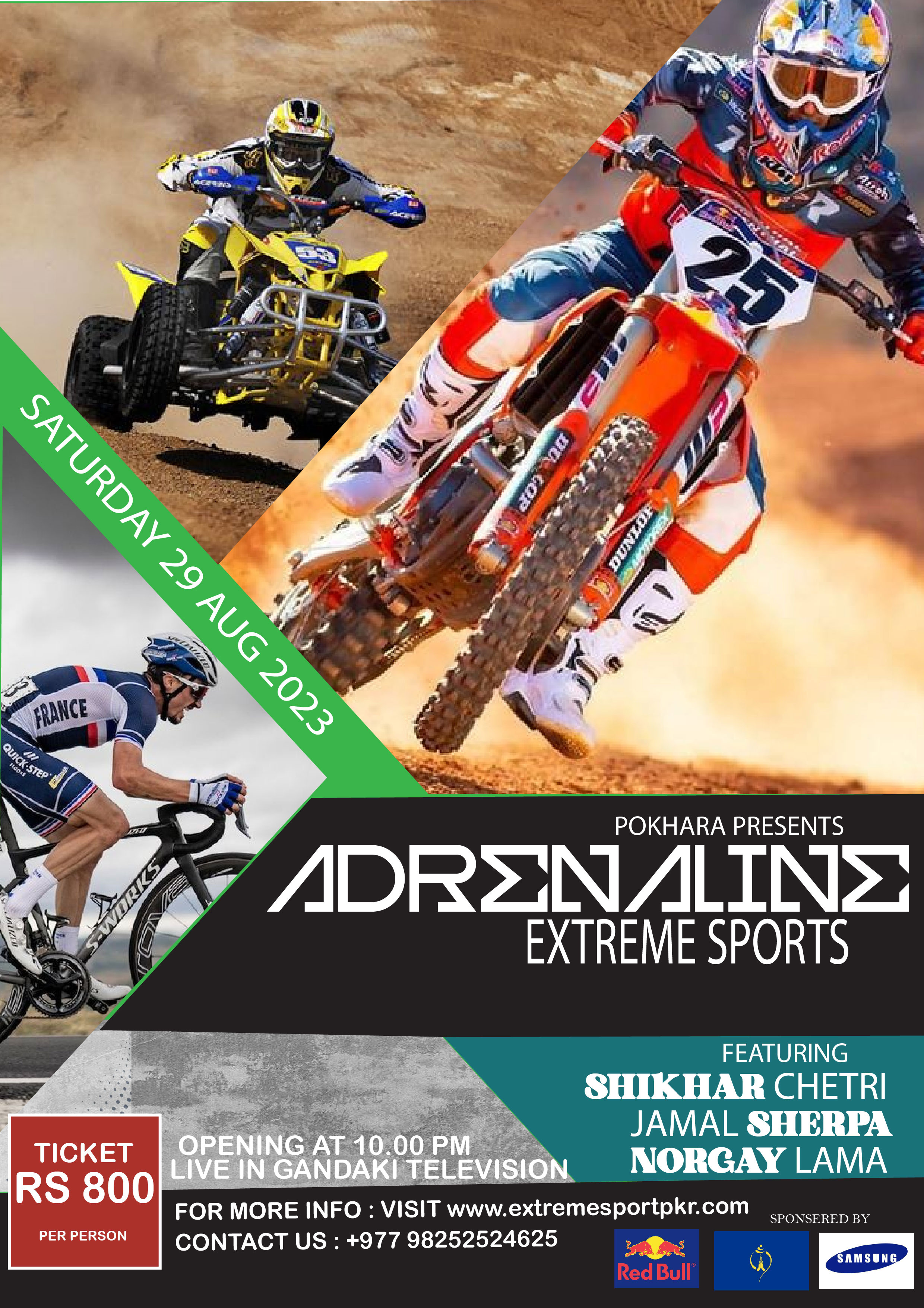 Multi-Theme Flyer Showcase – Extreme Sports, Travel & Charity