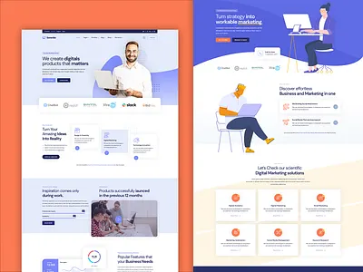 Serenite — SaaS, Startup & Agency Website Template agency bootstrap digitalagency htmltemplate landingpage modernwebdesign psd responsive saas software softwarewebsite startup startupwebsite technology themeforest ui uidesign webdesign wordpress wordpresstheme
