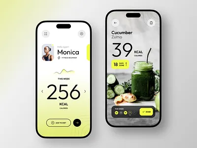 Fitness Nutrition App app app design app fitness app food app nutrition design fitness interaction interface ios minimalist recipe ui ui design user experience user interface ux ux design
