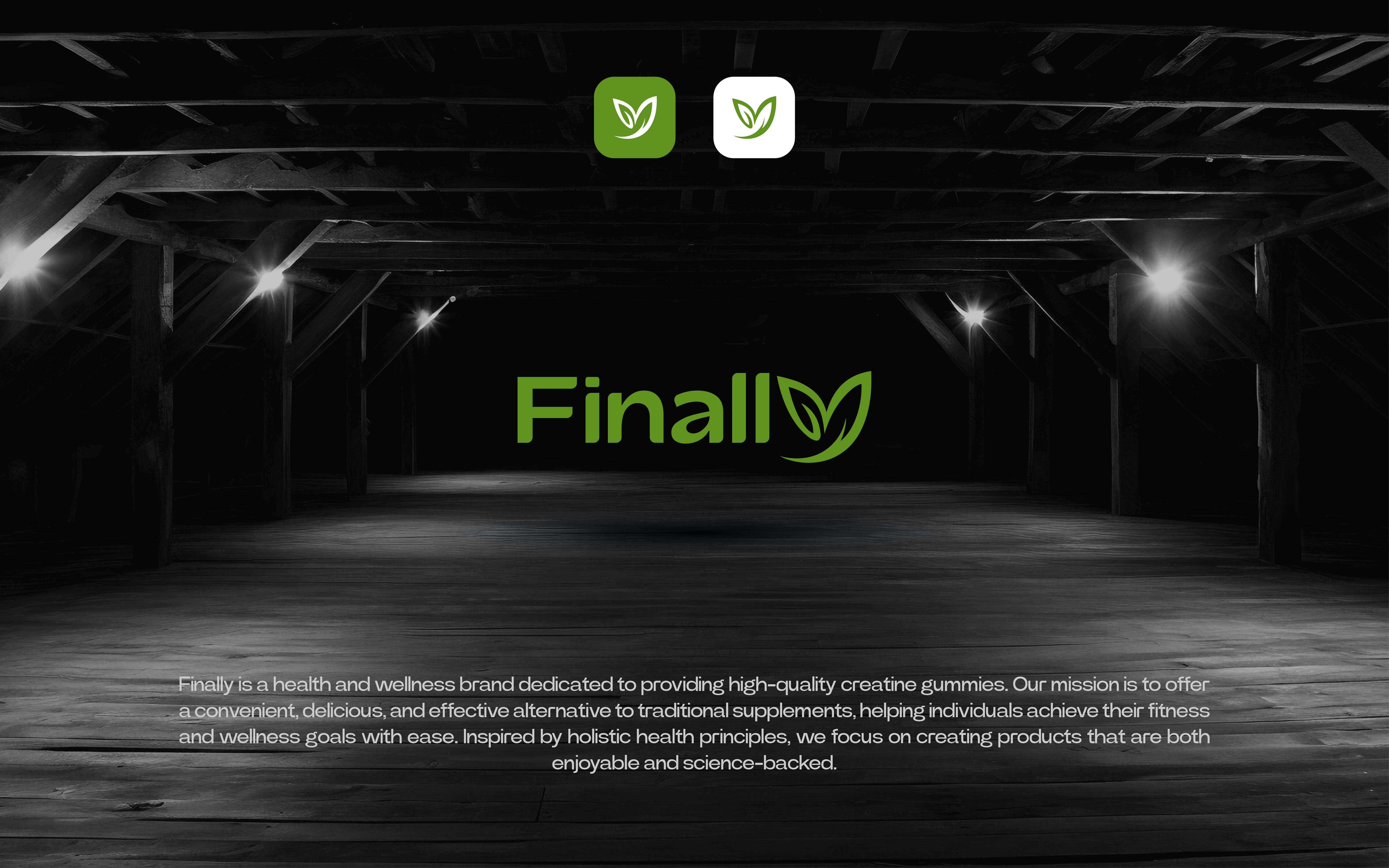 Finally - Branding Project branding custom design eye catchy graphic design graphics health illustration logo subtle ui ux vector wellness