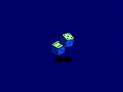 Dice illustration 2d illustration branding design digital illustration graphic design illustration isometric illustration typography uidesign uiux uxdesign
