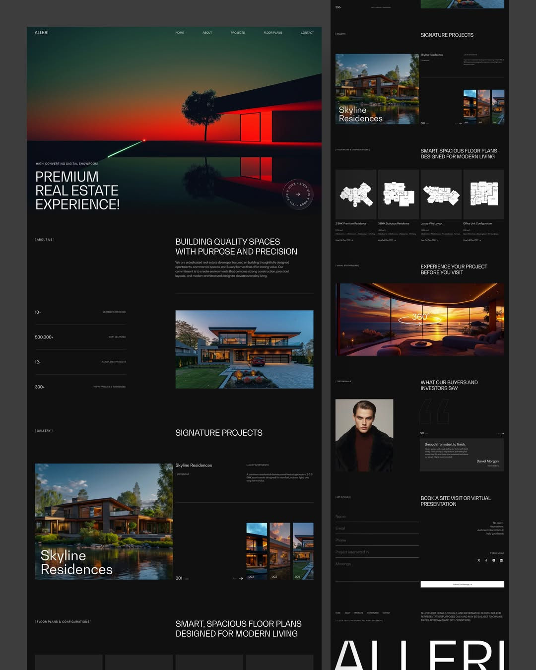 Real Estate Landing Page Design 🔥 development graphic design ui ux web website website design website development
