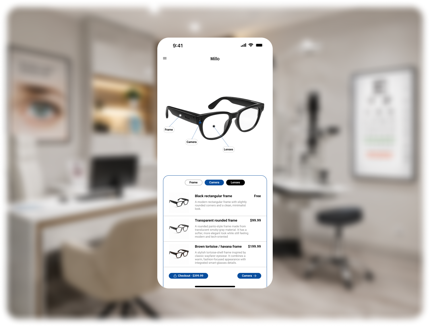 Glasses Configurator