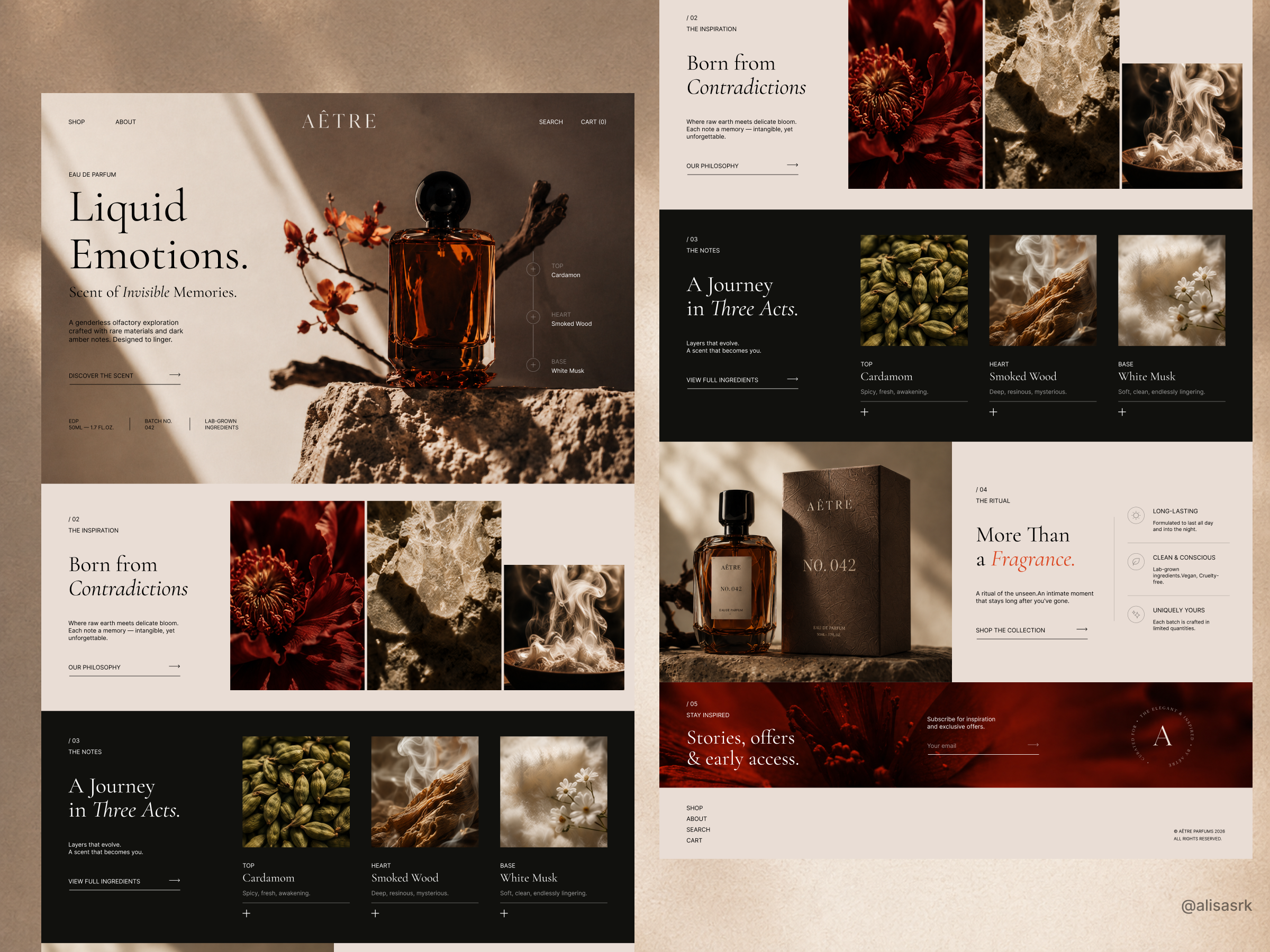 AÊTRE — Luxury E-commerce Website Design