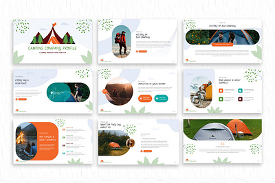 Camping Company Profile Presentation Template camping company profile camping presentation camping template company profile company profile presentation company profile template creative google slides modern powerpoint powerpoint design powerpoint presentation powerpoint template ppt presentation presentation design presentation skills presentation template presentations template