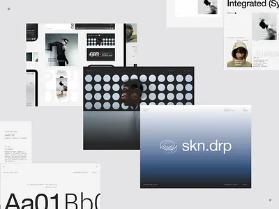 SKN/DRP: Fashion E-commerce Brand Guidelines animation brand guidelines branding ecommerce editorial fashion fashion branding graphic design layout design logo motion graphics presentation slide design visual identity