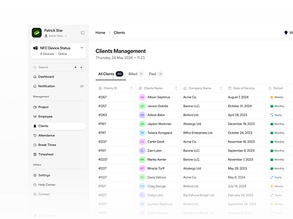 PeopleDesk - Clients Management