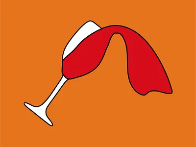 Wine Spilling adobe illustrator design illustration