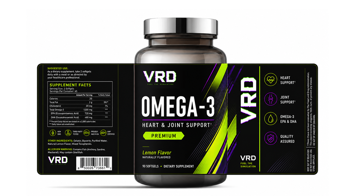 Example of Premium Product Label Packaging Design 