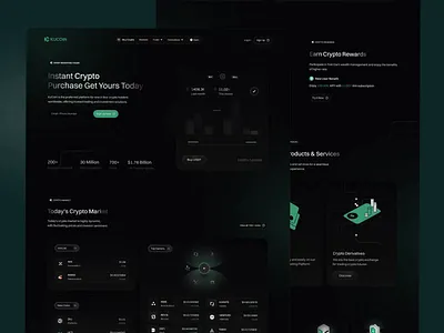 Crypto Web3 Website Design crypto crypto website product saas website web web3 web3 landing page web3 website