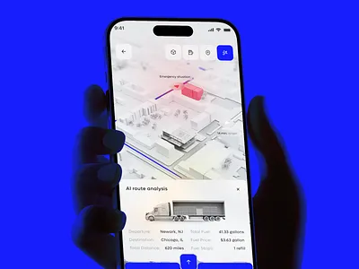 Cargix TMS - Logistics Management Mobile App ai app b2b business crm dashboard design interface logistics mobile mobile design product saas service software tms truck ui ux uxdesign