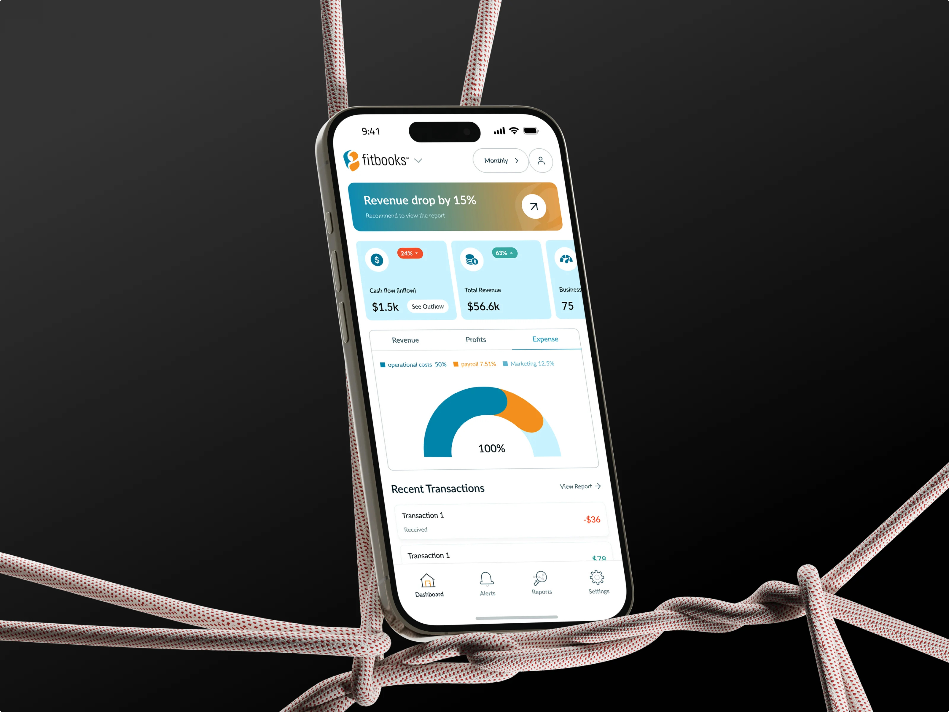Example of Personal Finance Budget App UI/UX Design