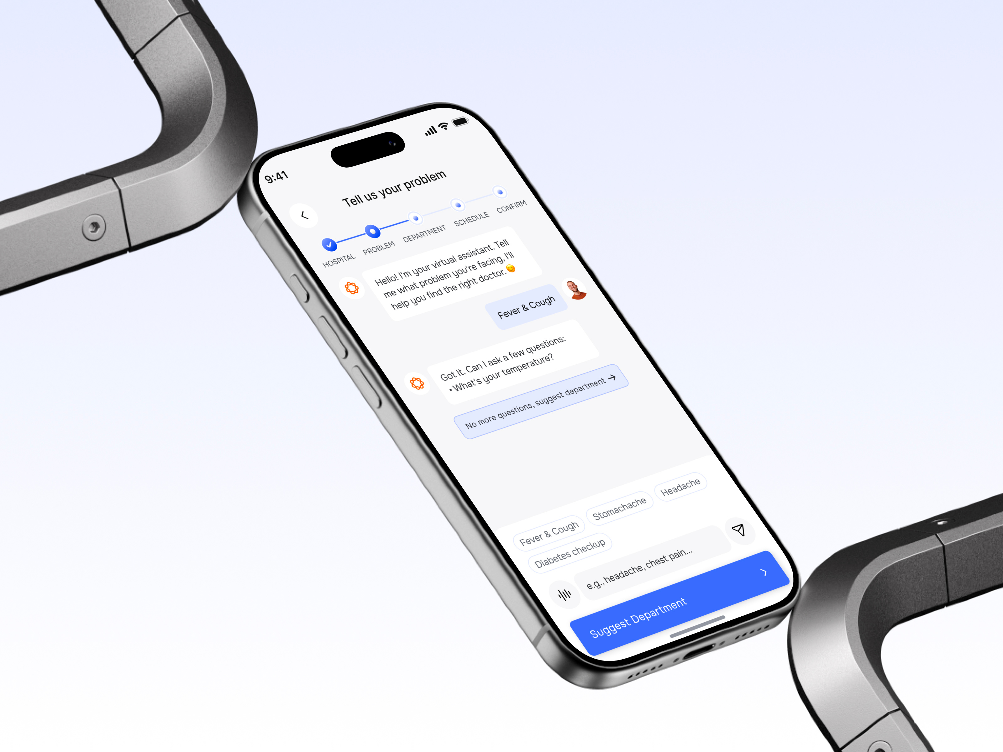 AI-powered doctor booking mobile app ai screen app design app home screen booking booking mobile app doctor doctor booking doctor booking mobile app figma design home screen home screen design mobile mobile app mobile app design mobile app ui design online doctor booking product design ui
