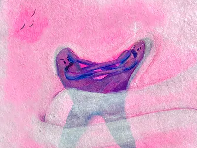 Bi Panic! Painting gouachepainting painting