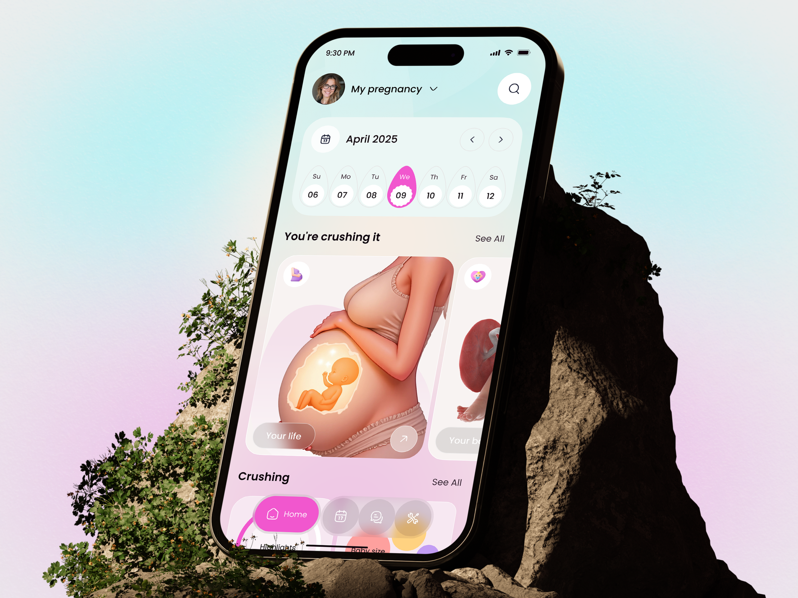 Pregnancy Care Mobile App Redesign