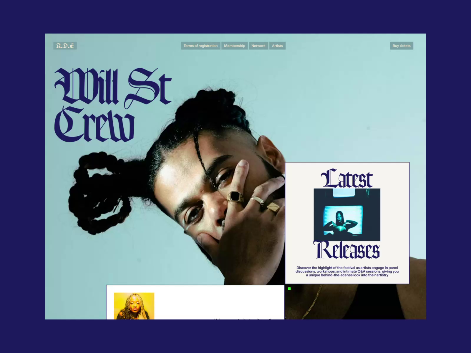 Music Festival Website — Landing Page Design