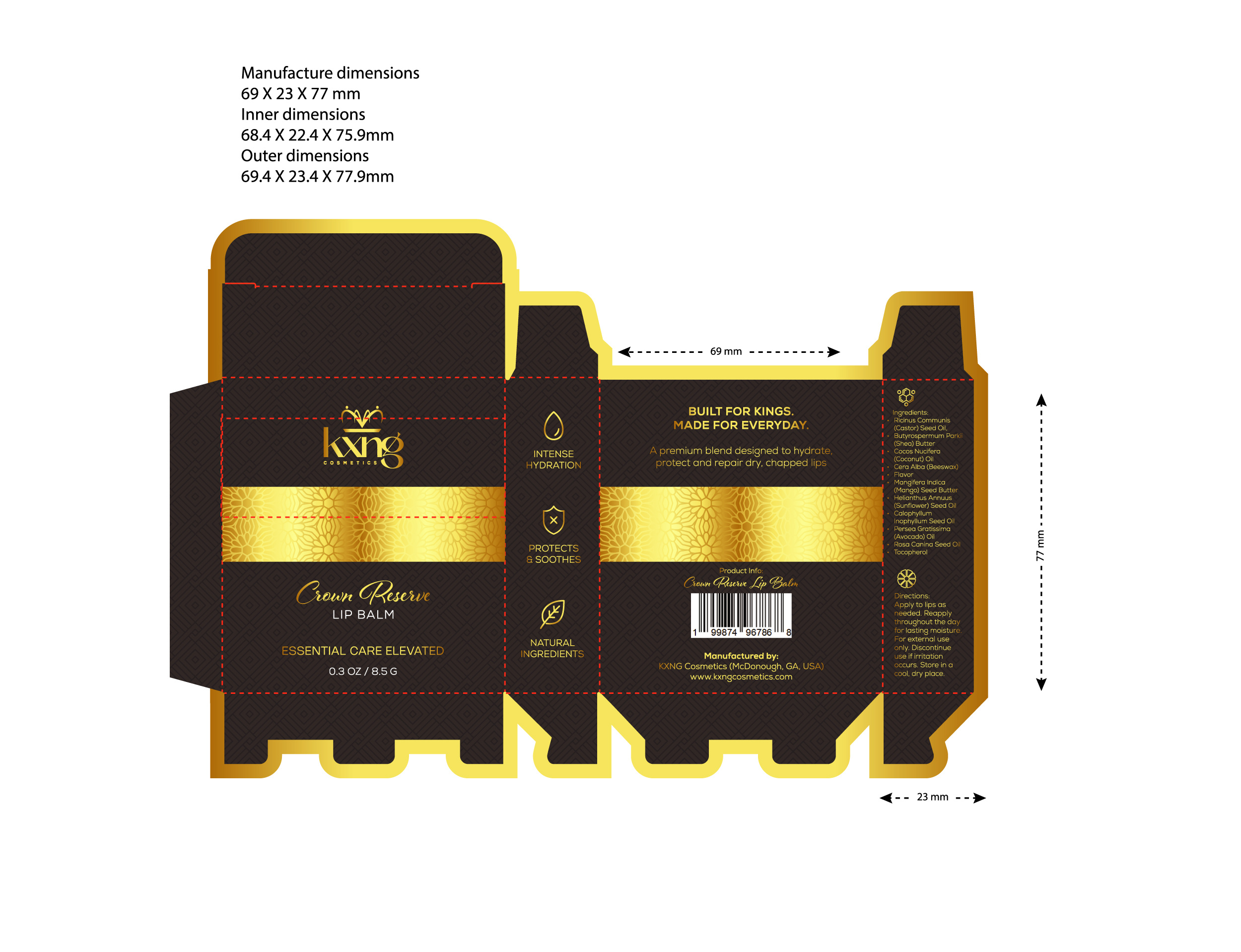 Example of Cosmetic Label Design For Beauty Brands
