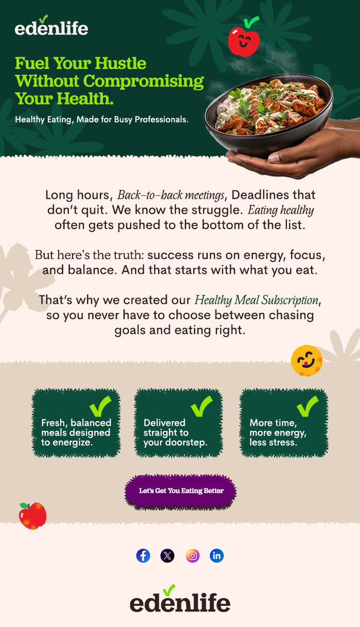 Concept Email Newsletter for a lifestyle brand branding design email food graphic graphic design health lifestyle media newsletter